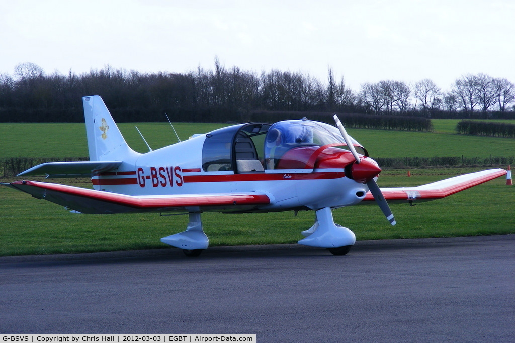 G-BSVS, 1990 Robin DR-400-100 Cadet Cadet C/N 2017, visitor to Turweston