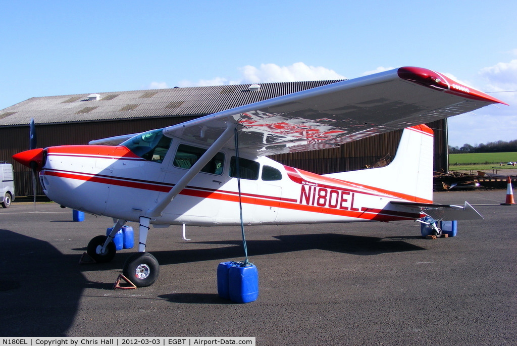 N180EL, 1980 Cessna 180K Skywagon C/N 18053121, ex G-BOIA, recently re-registered and repainted