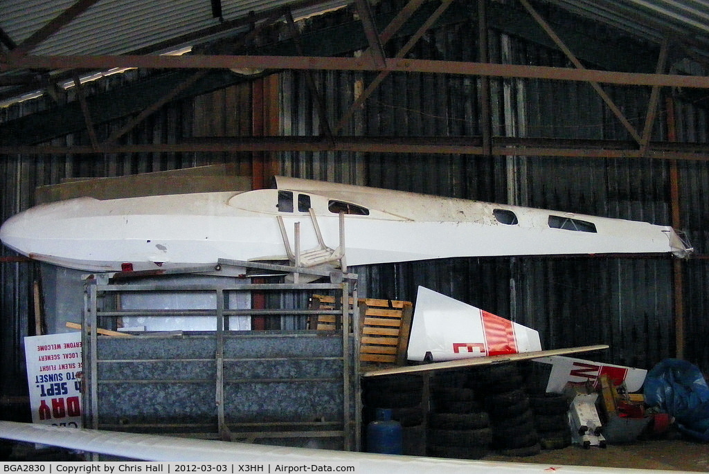 BGA2830, Schleicher ASK-13 C/N 13606, Banbury Gliding Club