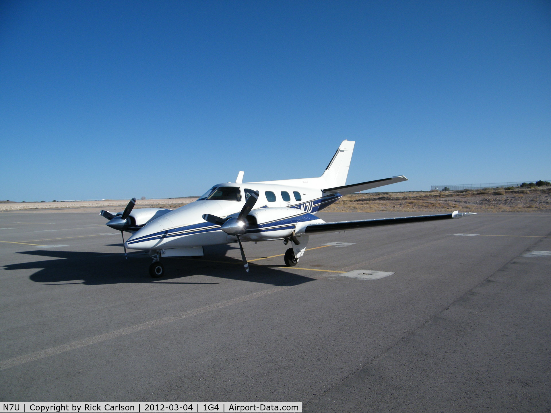 N7U, 1978 Beech B-60 Duke C/N P-483, GCW 03/04/2012