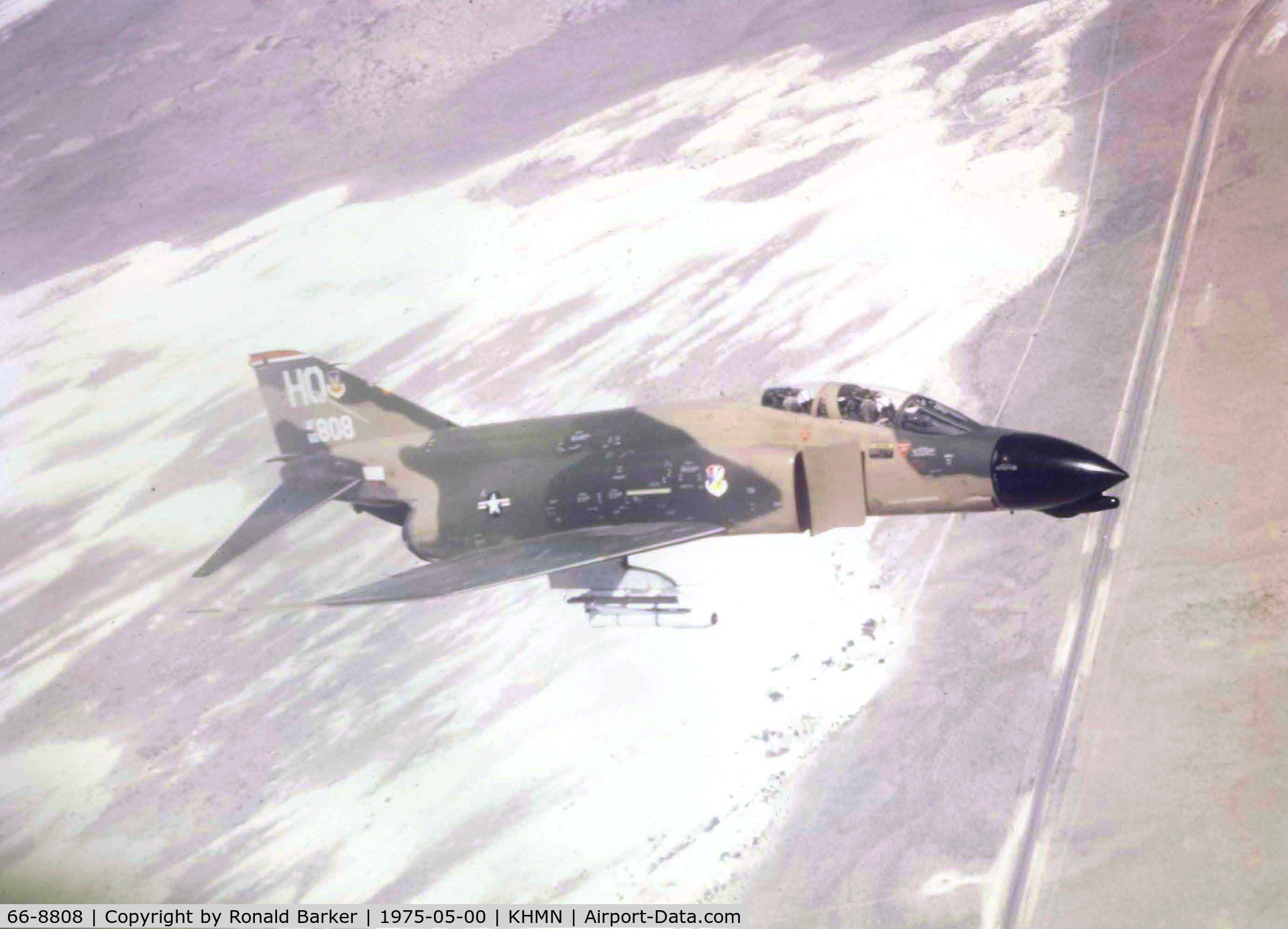 66-8808, 1966 McDonnell F-4D Phantom II C/N 2778, HAFB, NM  May 1975