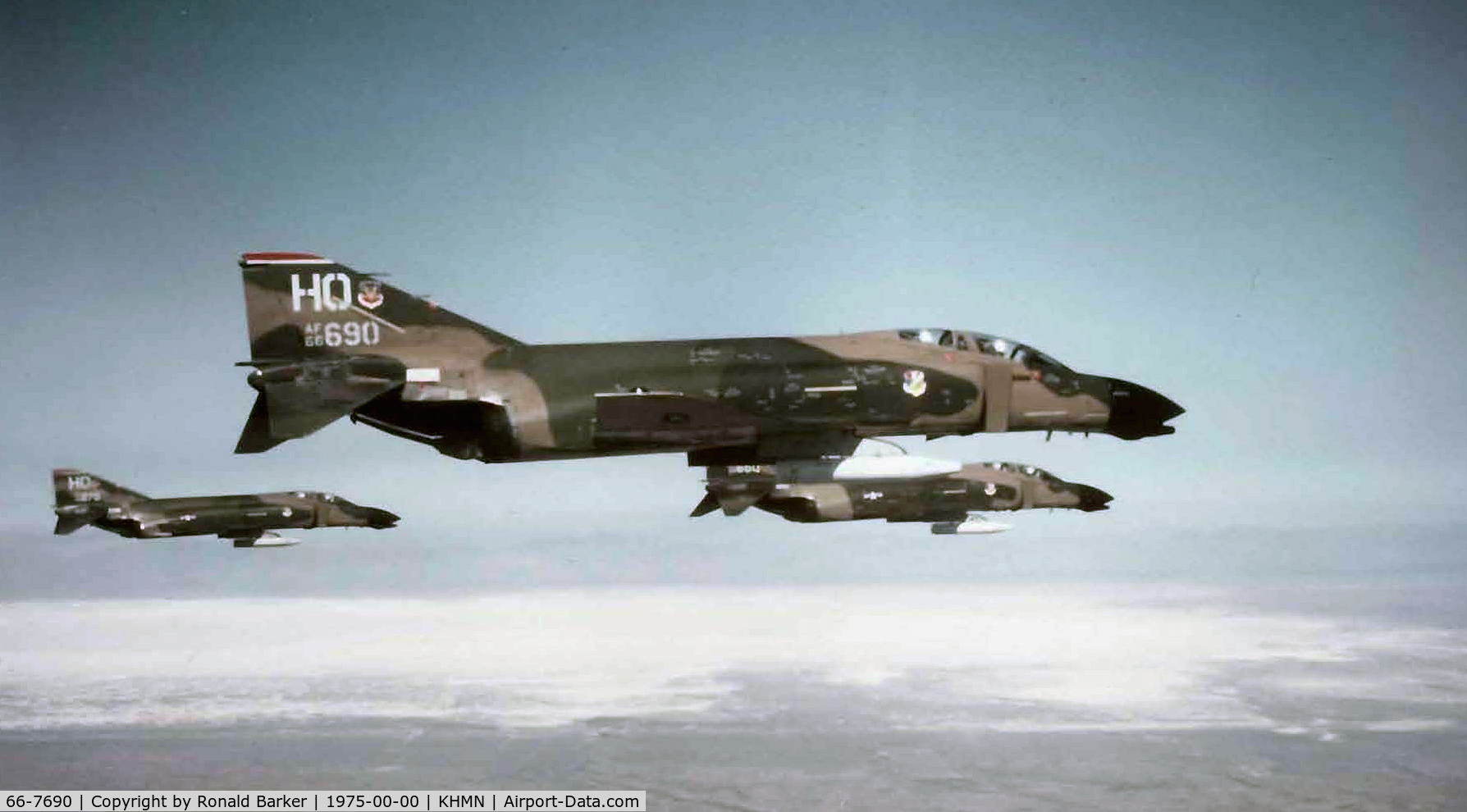 66-7690, 1966 McDonnell F-4D Phantom II C/N 2296, HAFB, NM  1975