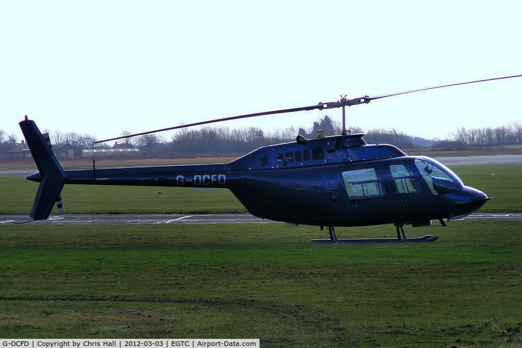 G-OCFD, 1980 Bell 206B JetRanger III C/N 3165, Rushmere Helecopters