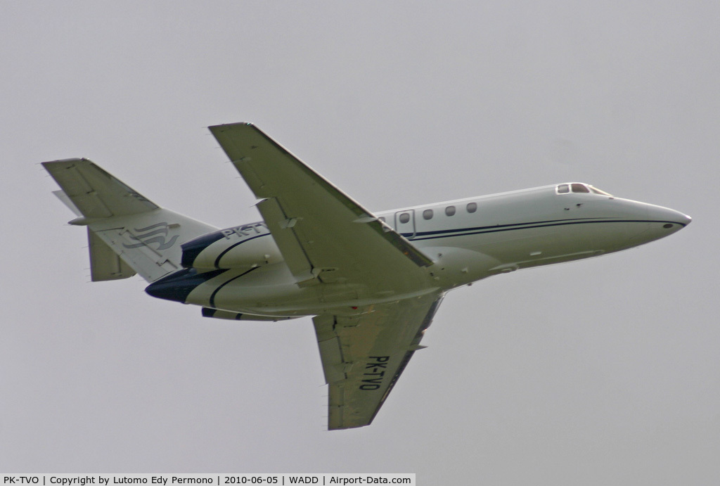PK-TVO, 2002 Raytheon Hawker 800XP C/N 258579, Travira Air