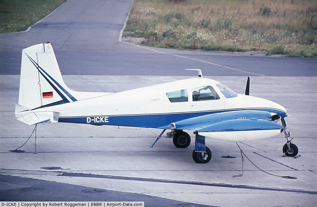 D-ICKE, 1959 Cessna 310C C/N 35987, Late 1960's.