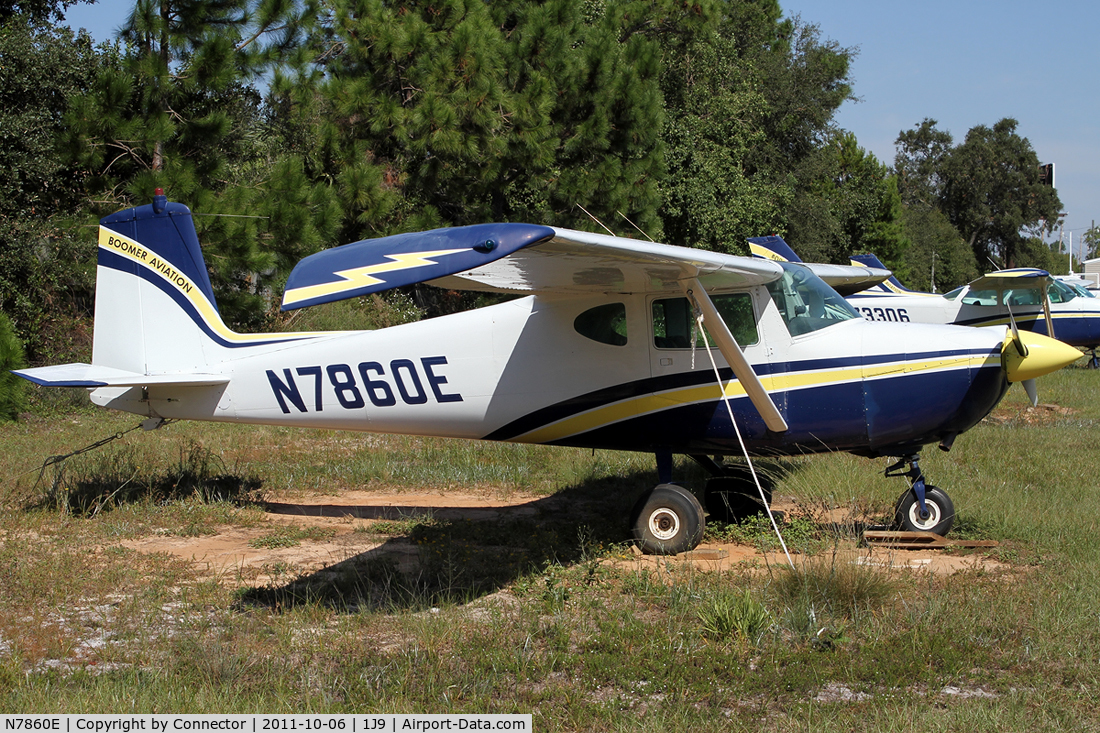 N7860E, 1959 Cessna 150 C/N 17660, Mostly used for aerial advertising.