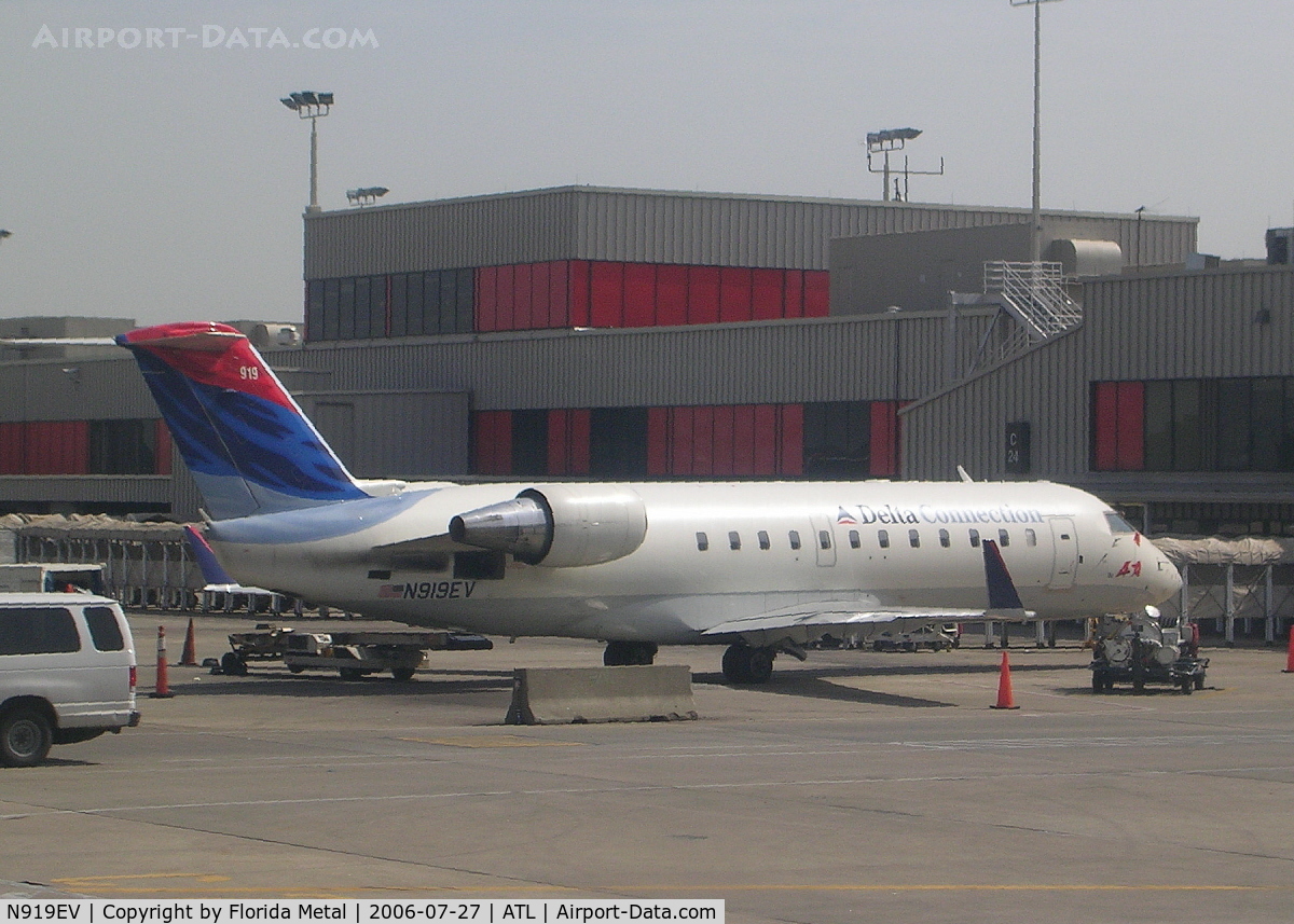 N919EV, 2003 Bombardier CRJ-200ER (CL-600-2B19) C/N 7780, ASA jet at Atlanta