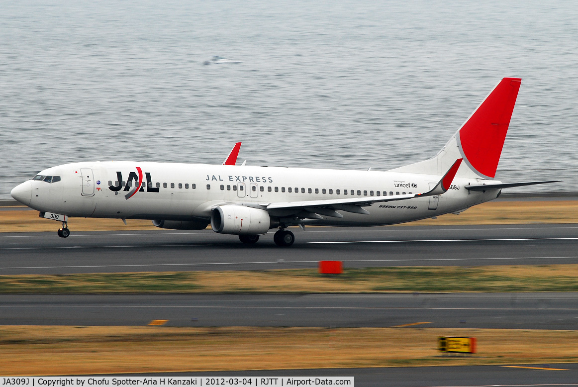 JA309J, 2008 Boeing 737-846 C/N 35338, Nikon D200+Tamron 200-500mm F/5-6.3