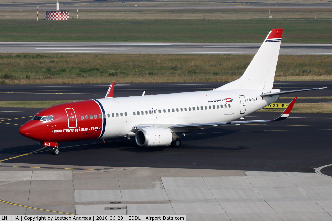 LN-KHA, 1998 Boeing 737-31S C/N 29100, Norwegian
