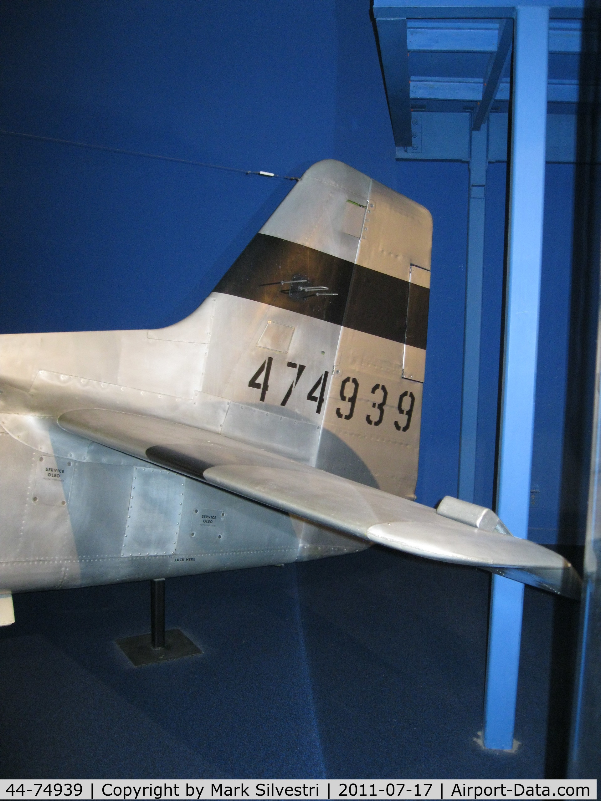 44-74939, 1944 North American P-51D Mustang C/N 122-41479, At Air & Space in D.C.