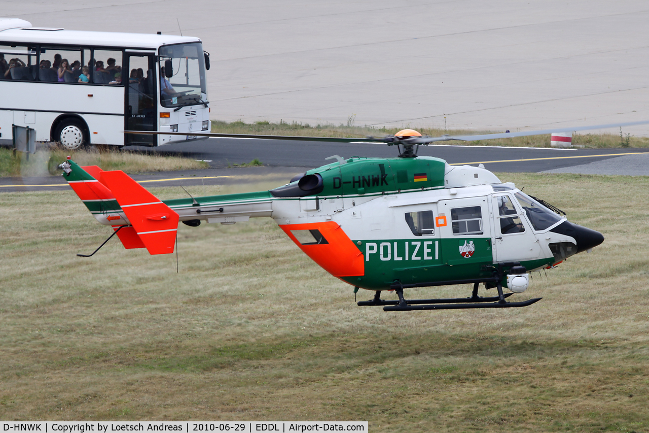 D-HNWK, 1989 Eurocopter-Kawasaki BK-117B-2 C/N 7200, German Police