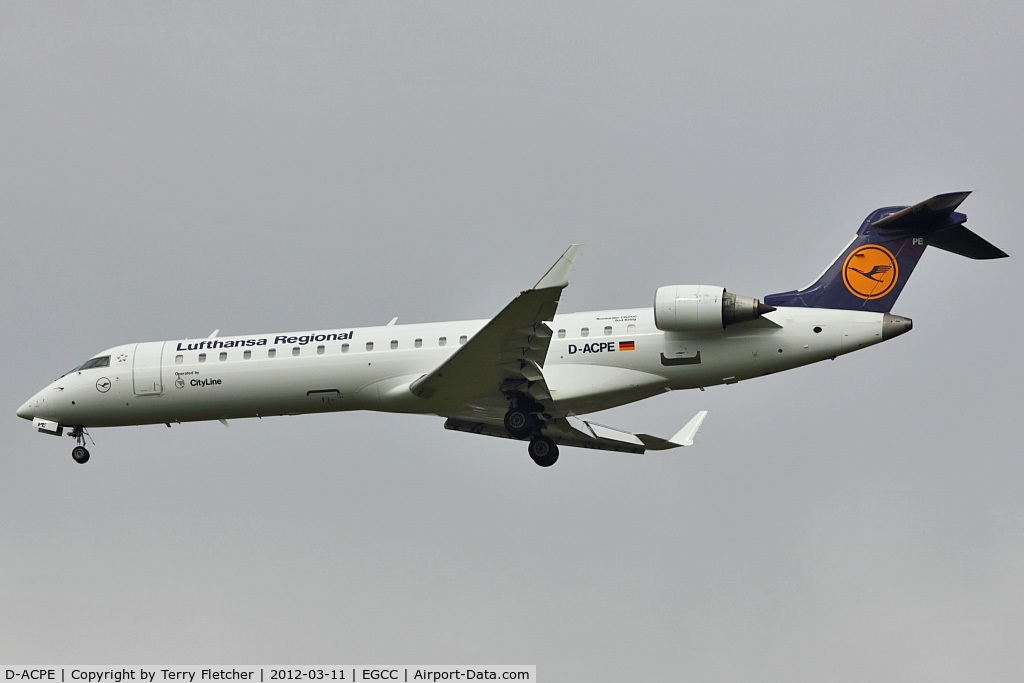 D-ACPE, 2001 Bombardier CRJ-701ER (CL-600-2C10) Regional Jet C/N 10027, Canadair CL-600-2C10 Regional Jet CRJ-701ER, c/n: 10027