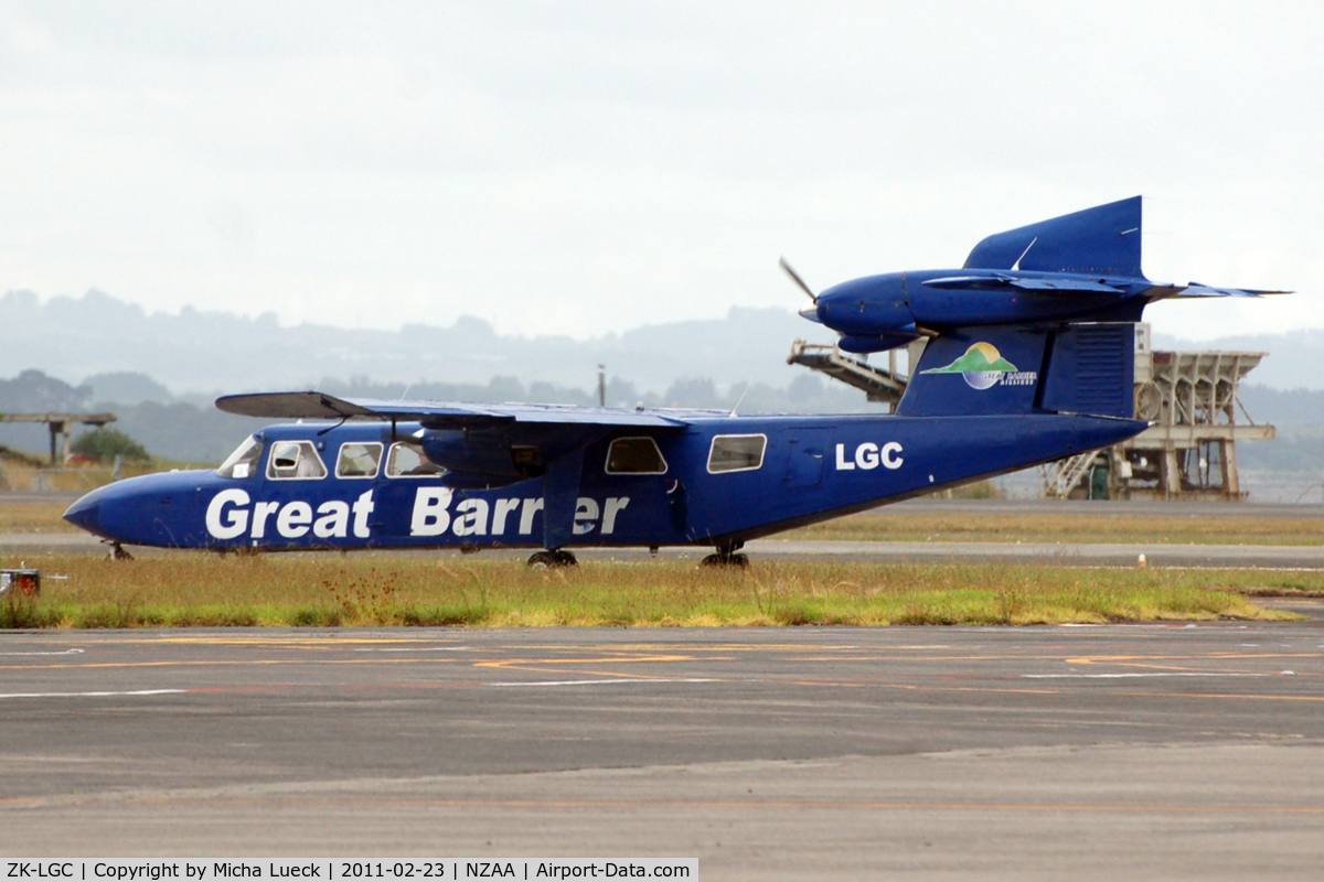 ZK-LGC, 1976 Britten-Norman BN-2A Mk.III-2 Trislander C/N 1042, At Auckland