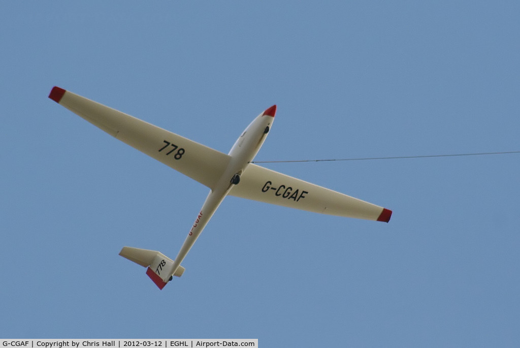 G-CGAF, 1984 Schleicher ASK-21 C/N 21152, Lasham Gliding Society