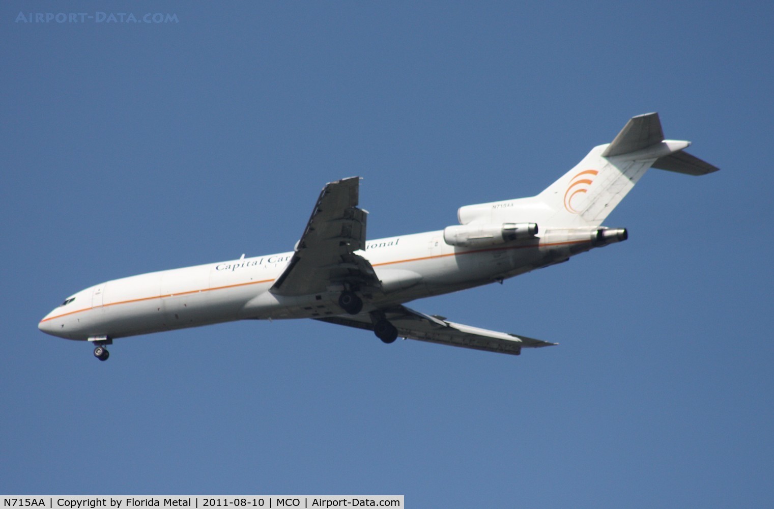 N715AA, 1981 Boeing 727-223 C/N 22470, Capitol Cargo 727