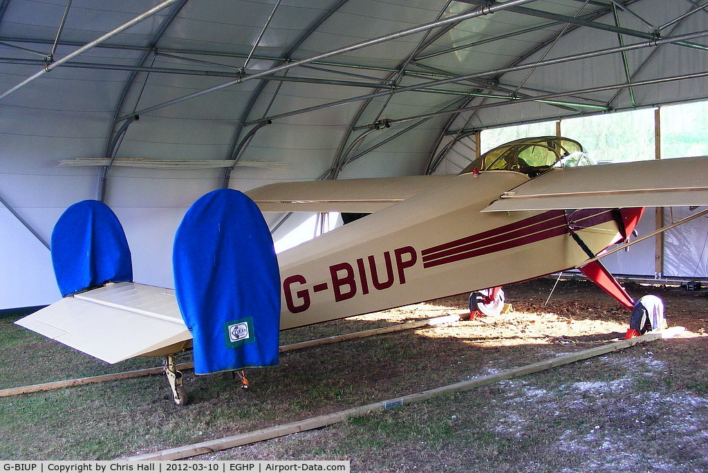 G-BIUP, 1950 Nord NC-854S C/N 54, at Popham Airfield, Hampshire