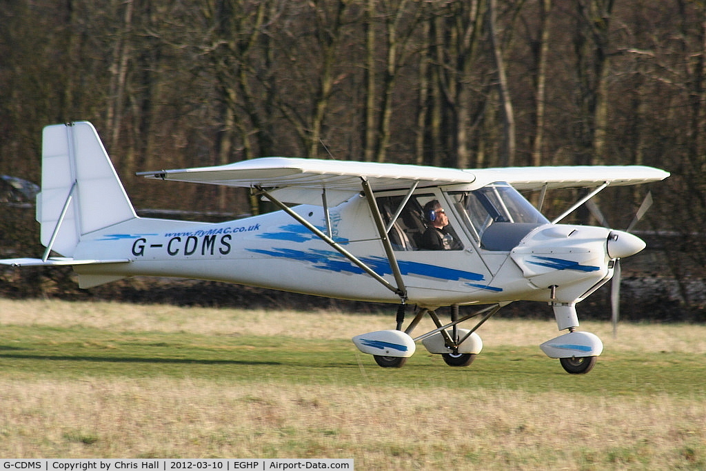 G-CDMS, 2005 Comco Ikarus C42 FB80 C/N 0506-6689, at Popham Airfield, Hampshire