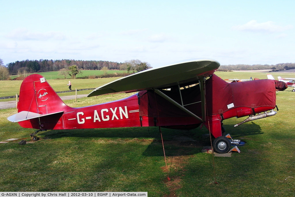 G-AGXN, 1946 Auster J-1N Alpha C/N 1963, at Popham Airfield, Hampshire