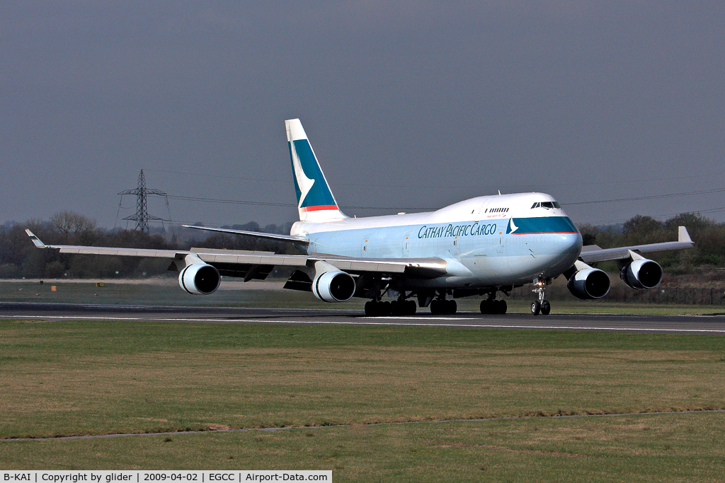 B-KAI, 1994 Boeing 747-412 C/N 27217, Cathay's 747 Freighter arriving from Hong Kong