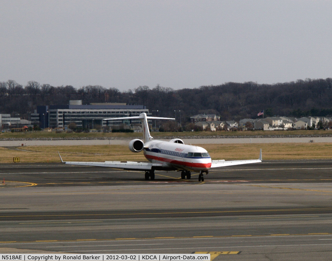 N518AE, 2003 Bombardier CRJ-701ER (CL-600-2C10) Regional Jet C/N 10126, DCA, VA