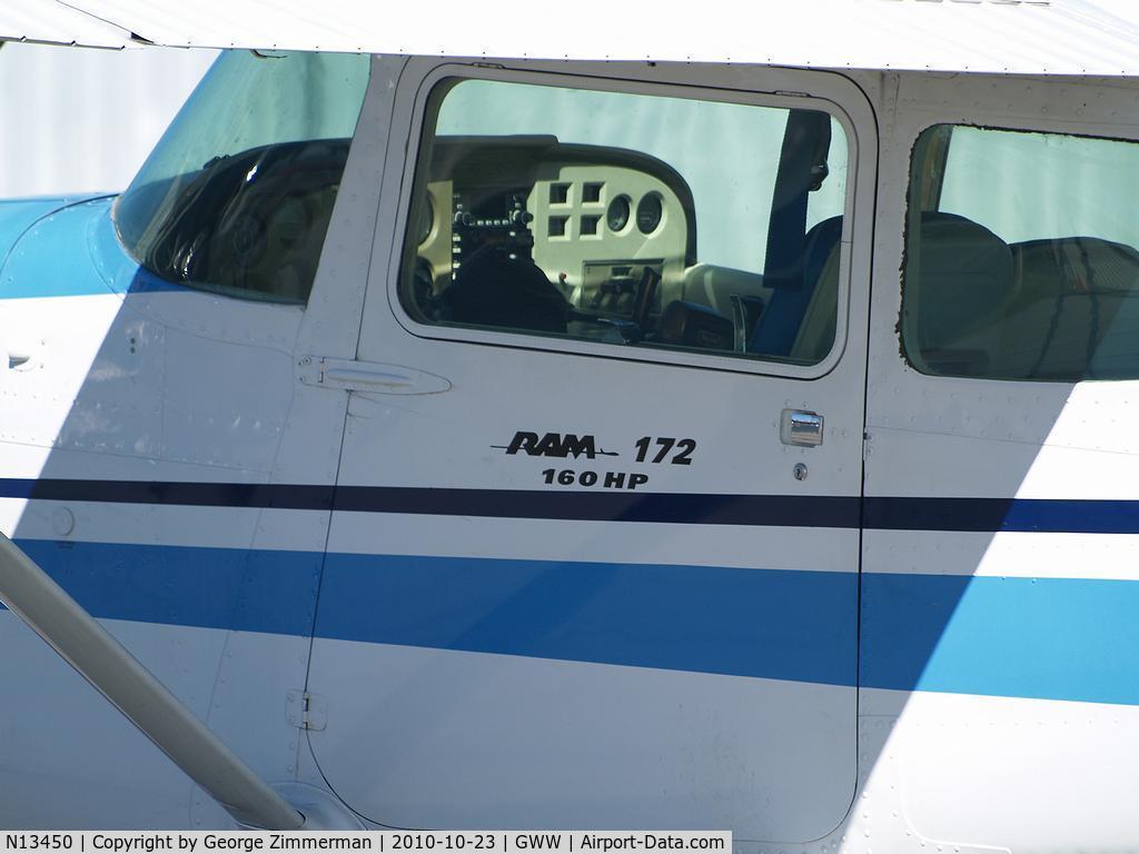 N13450, 1973 Cessna 172M C/N 17262760, Cockpit view of N13450 - Goldsboro-Wayne