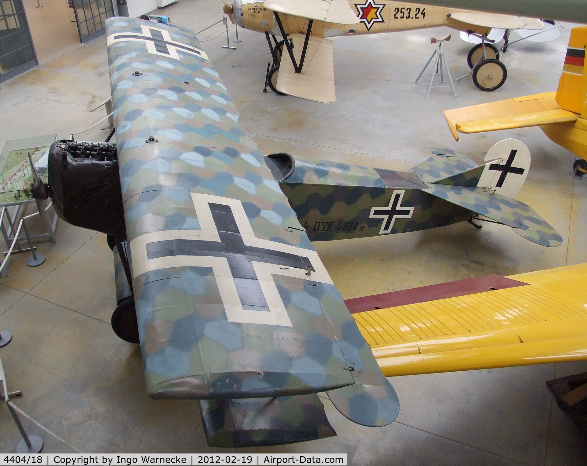 4404/18, Fokker D-VII C/N Not found 4404/18, Fokker D VII at the Deutsches Museum Flugwerft Schleißheim, Oberschleißheim