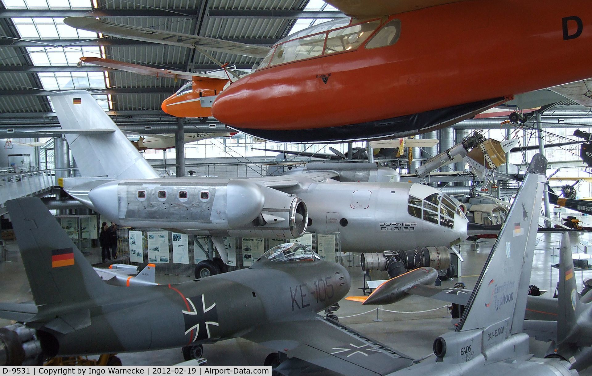 D-9531, 1967 Dornier Do-31 C/N E3, Dornier Do 31 at the Deutsches Museum Flugwerft Schleißheim, Oberschleißheim