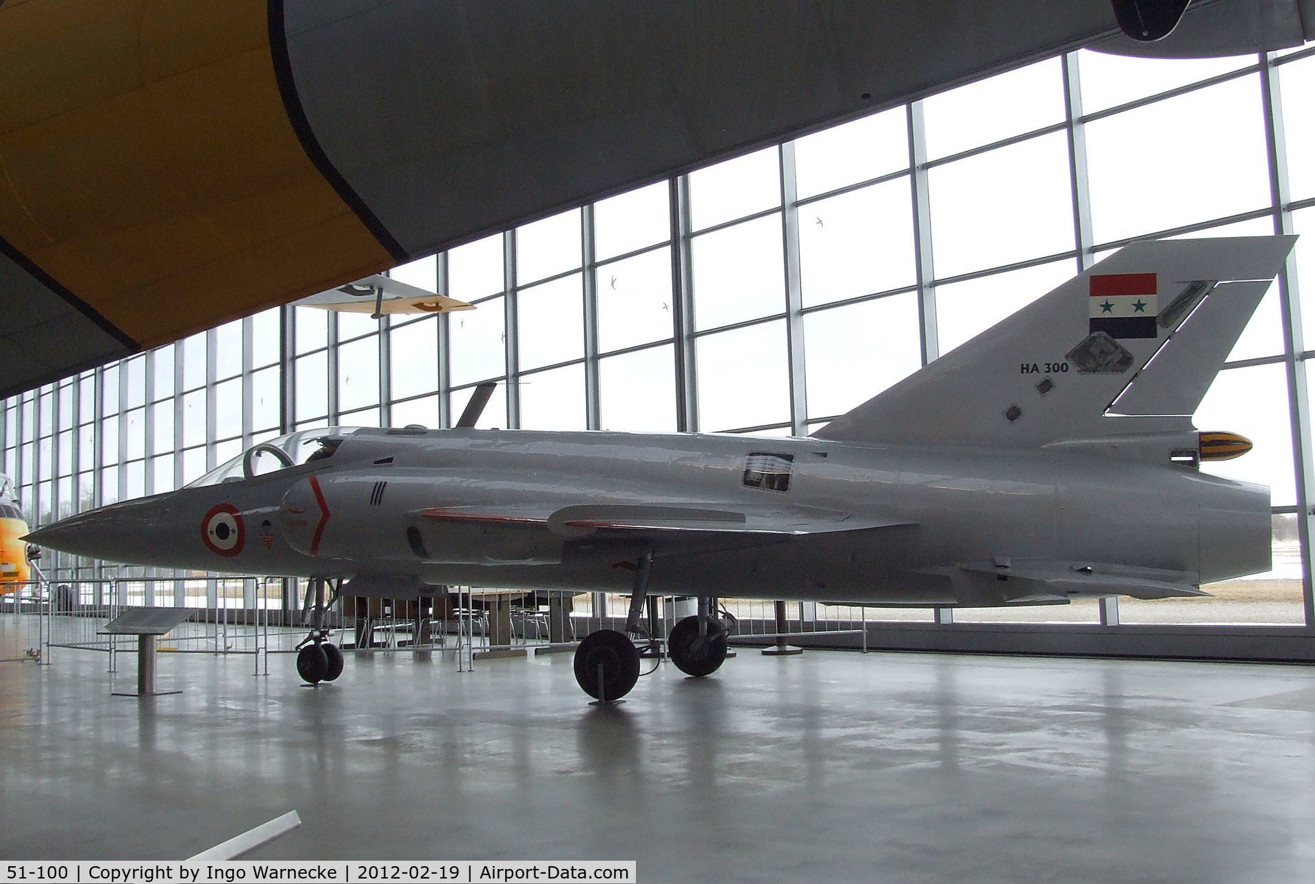 51-100, Military Aircraft Factory HA-300 C/N *, Hispano Aviacion / Helwan Military Aircraft Factory HA-300 at the Deutsches Museum Flugwerft Schleißheim, Oberschleißheim