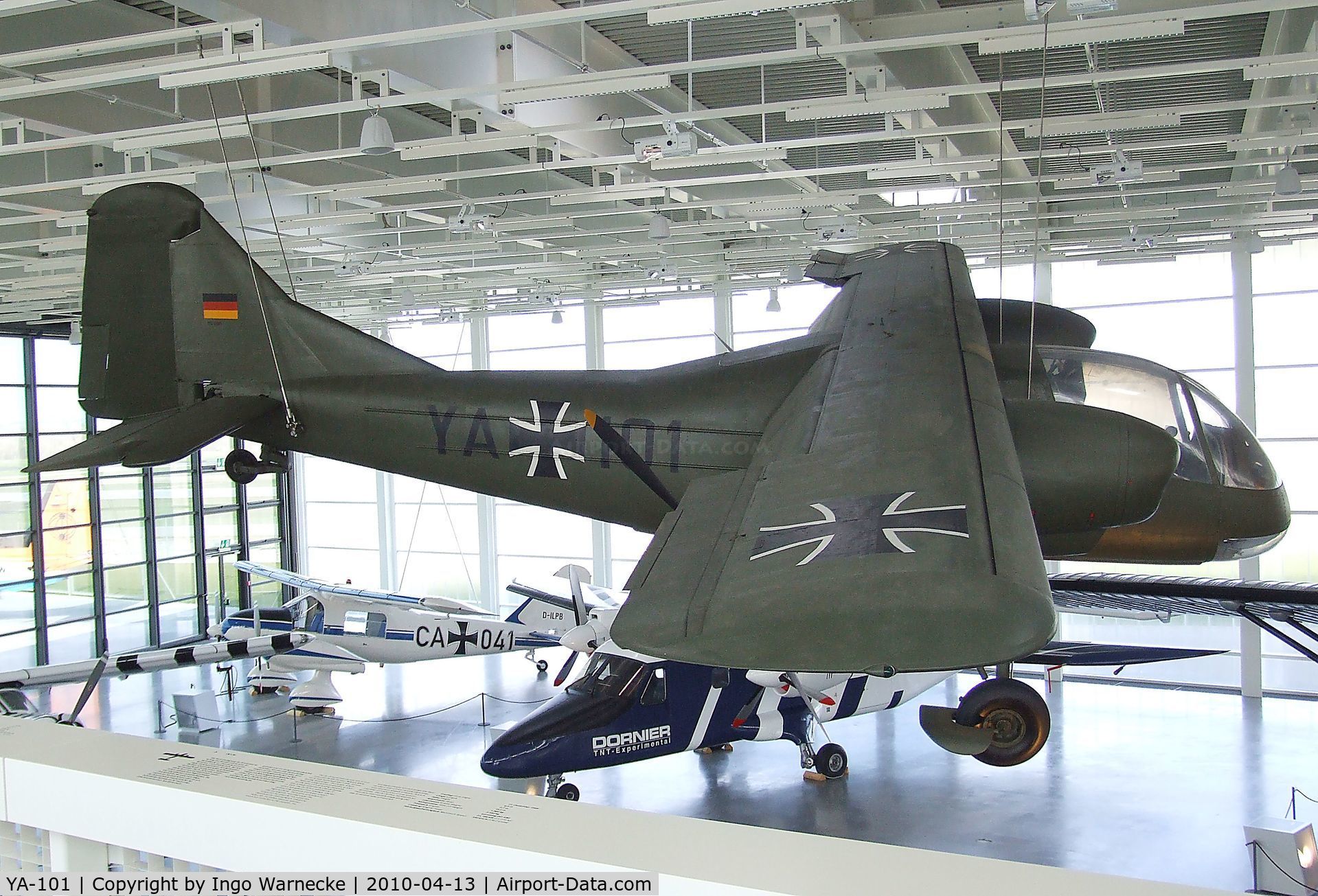 YA-101, 1958 Dornier Do-29v-1 C/N 29-001, Dornier Do 29V-1 at the Dornier Museum, Friedrichshafen
