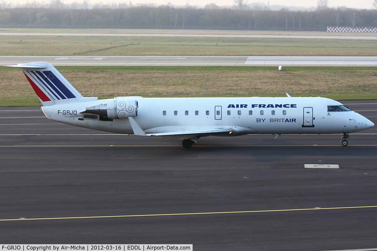 F-GRJO, 1999 Canadair CRJ-100ER (CL-600-2B19) C/N 7296, Brit Air