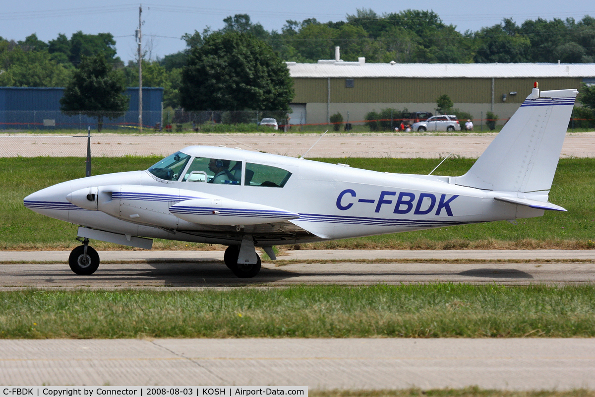 C-FBDK, 1964 Piper PA-30-160 Twin Comanche Twin Comanche C/N 30-36, EAA Airventure 2008.