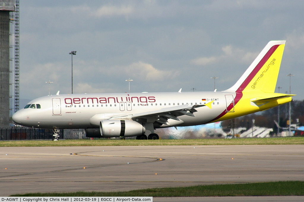 D-AGWT, 2012 Airbus A319-132 C/N 5043, Germanwings
