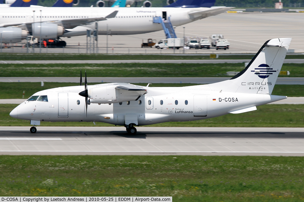 D-COSA, 1997 Dornier 328-110 C/N 3085, Cirrus Airlines for DLH