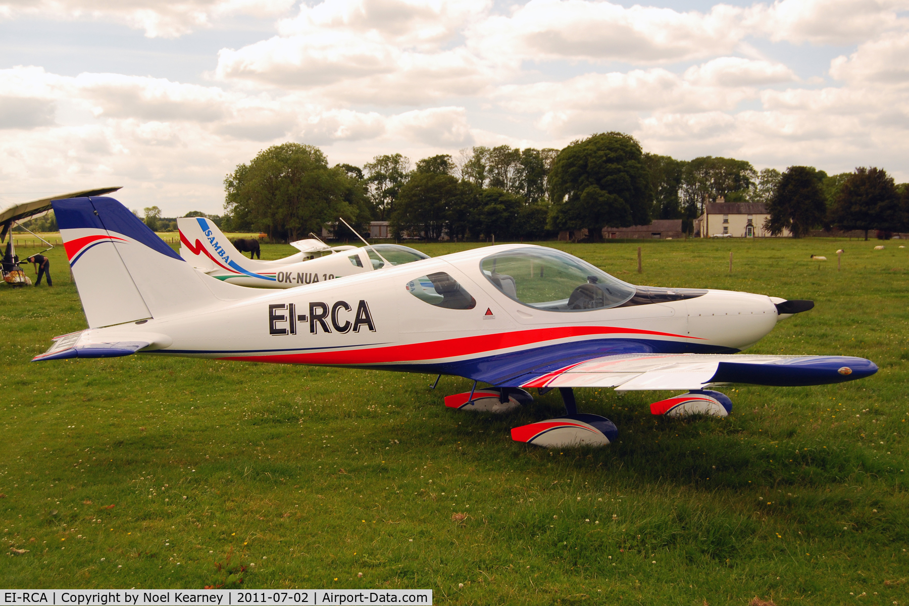 EI-RCA, Roko Aero NG4 UL C/N 019/2009, Pictured at Birr Airfield, during the annual Fly-in.