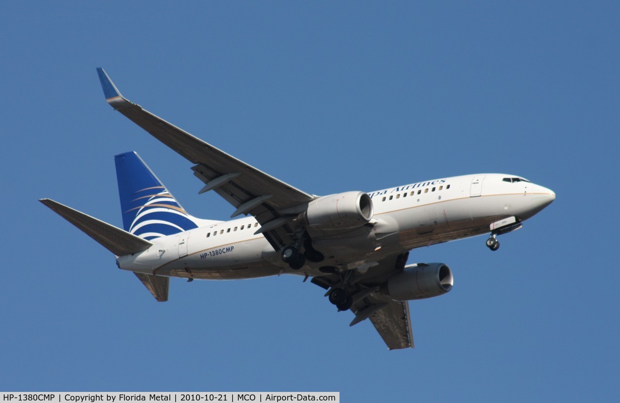 HP-1380CMP, 2002 Boeing 737-7V3 C/N 30464, Copa 737