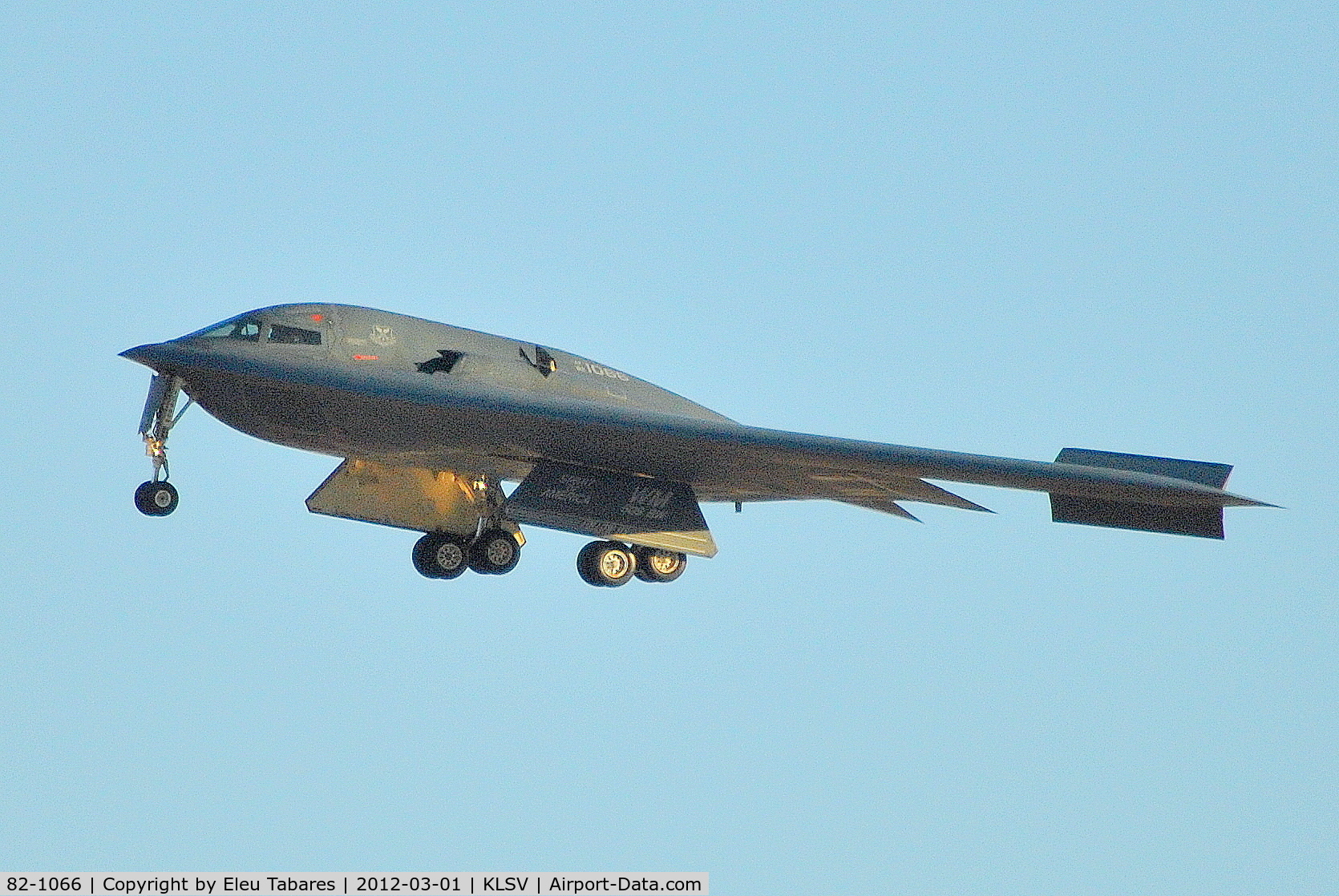 82-1066, 1982 Northrop Grumman B-2A Spirit C/N 1001/AV-1, Taken during Red Flag Exercise at Nellis Air Force Base, Nevada.