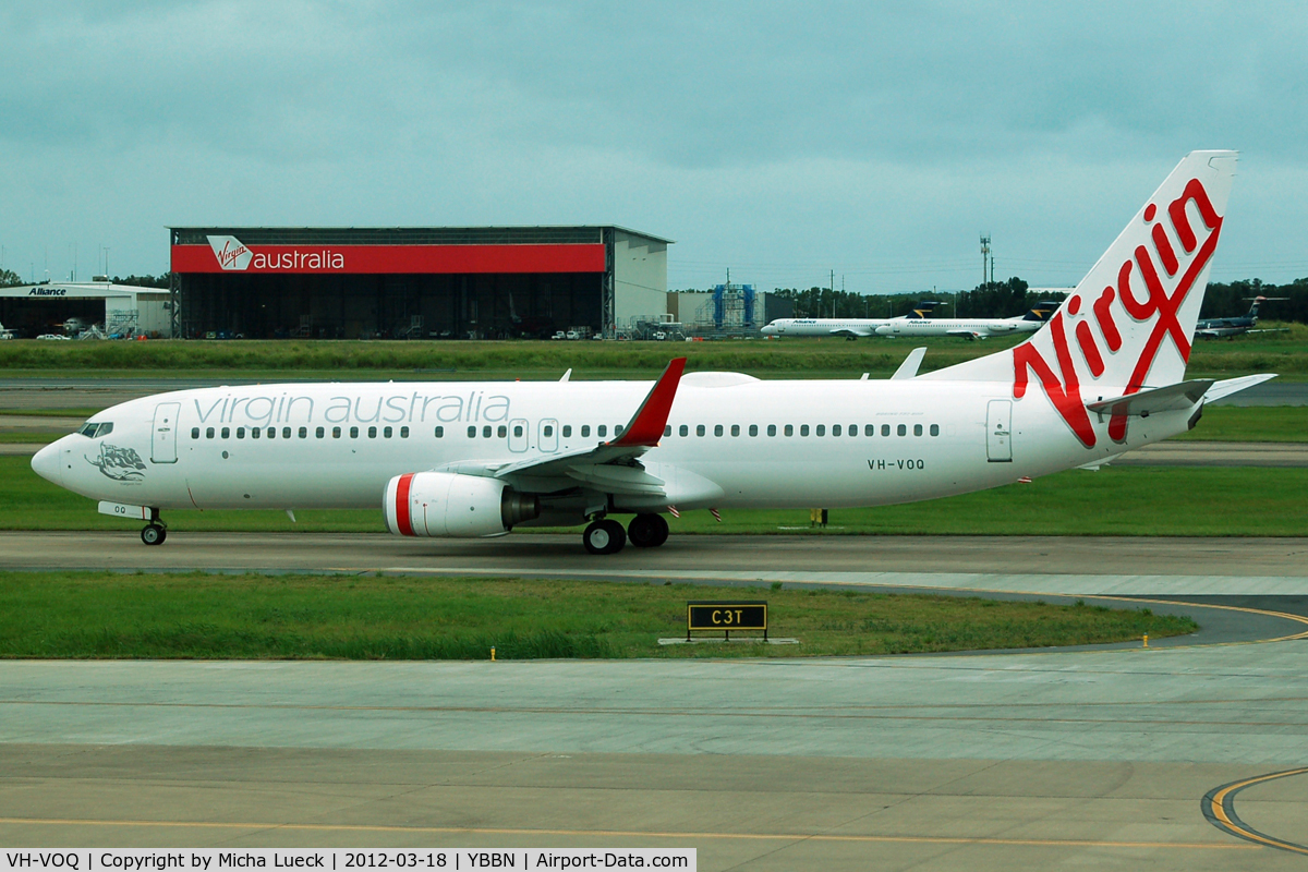 VH-VOQ, 2003 Boeing 737-8FE C/N 33798, At Brisbane