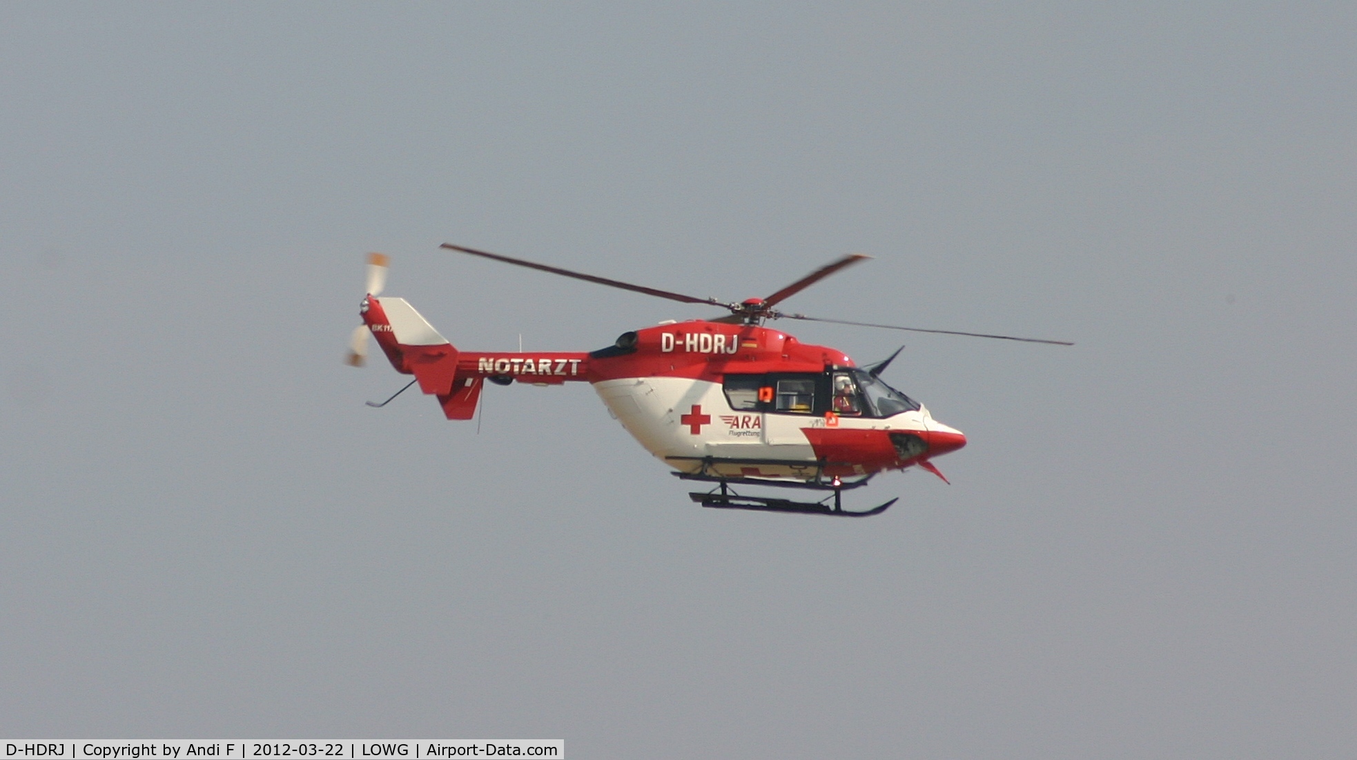 D-HDRJ, Eurocopter-Kawasaki EC-145 (BK-117C-2) C/N 9012, ARA Flugrettung