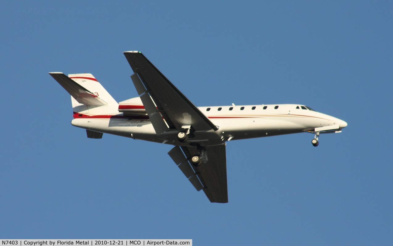 N7403, 2008 Cessna 680 Citation Sovereign C/N 680-0222, Darden Restaurants C680