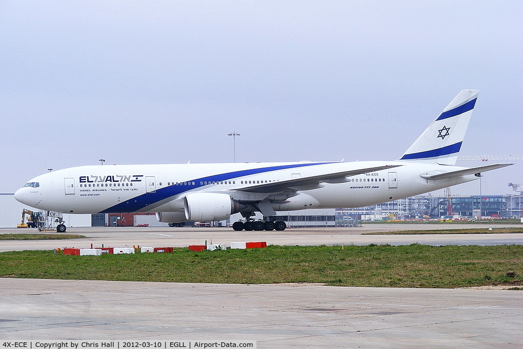 4X-ECE, 2007 Boeing 777-258/ER C/N 36083, EL AL