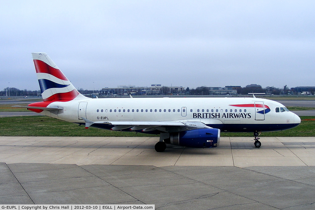 G-EUPL, 2000 Airbus A319-131 C/N 1239, British Airways