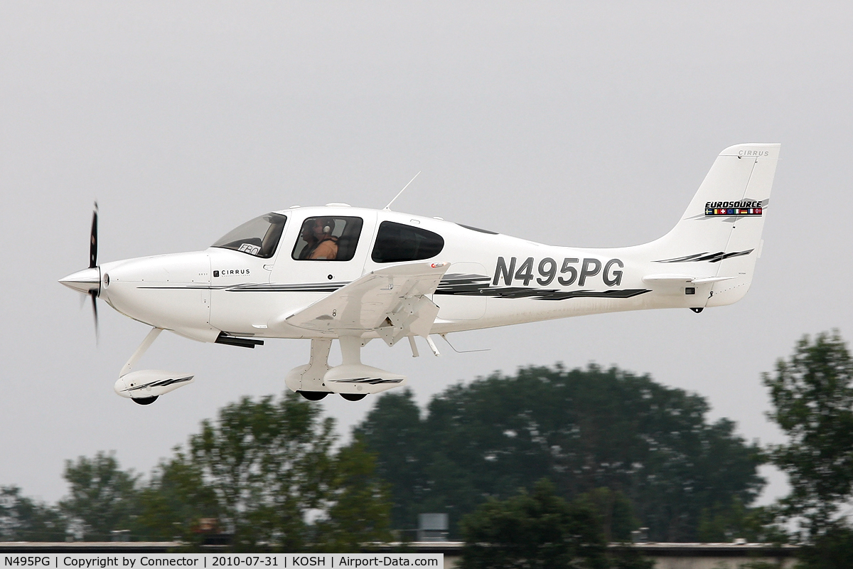 N495PG, 2008 Cirrus SR20 C/N 1954, EAA Airventure 2010.