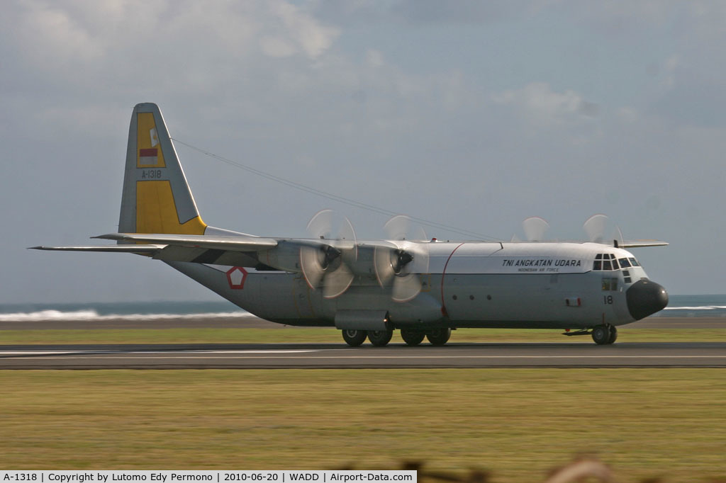 A-1318, Lockheed C-130H Hercules C/N 382-4865, Indonesian Air Force