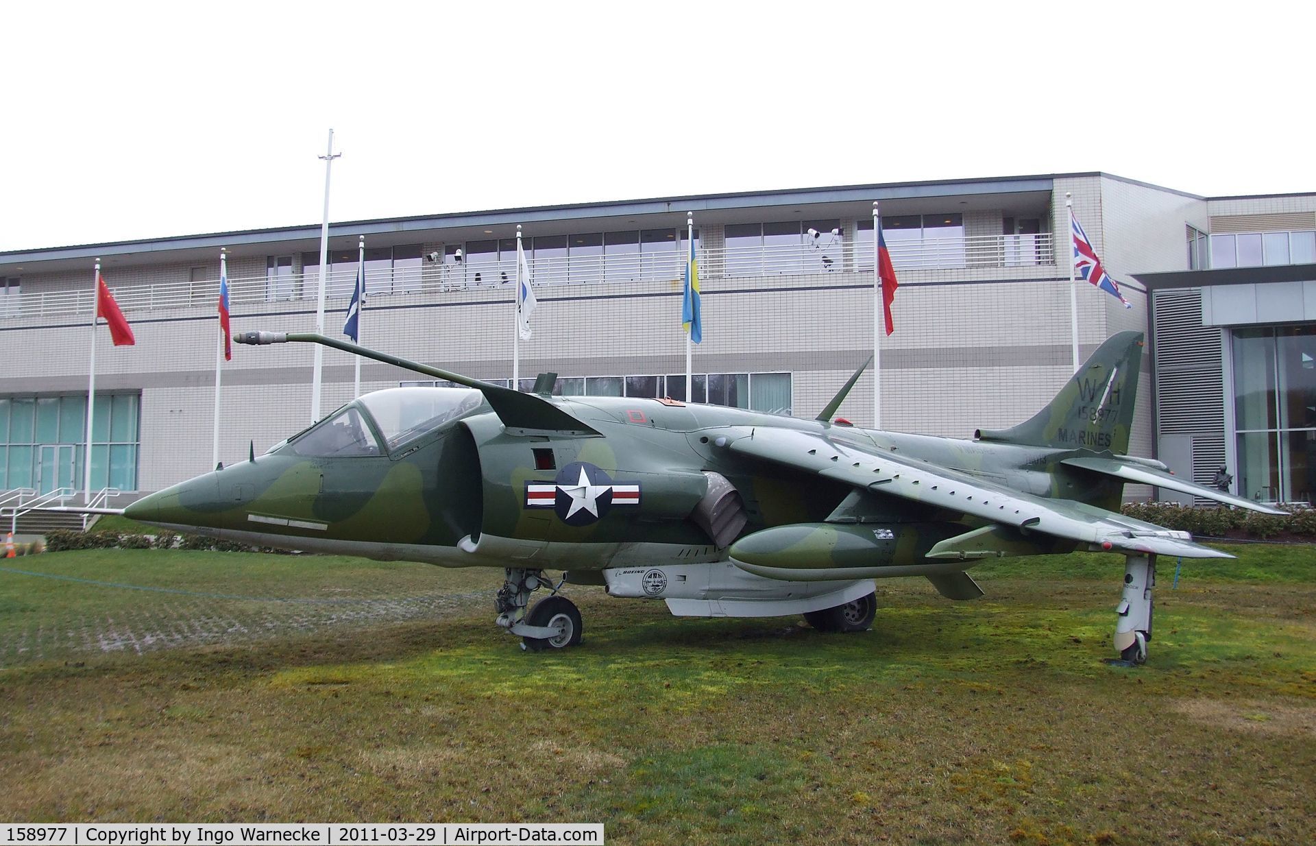 158977, Hawker Siddeley AV-8C Harrier C/N 712138, Hawker Siddeley AV-8C Harrier at the Museum of Flight, Seattle WA