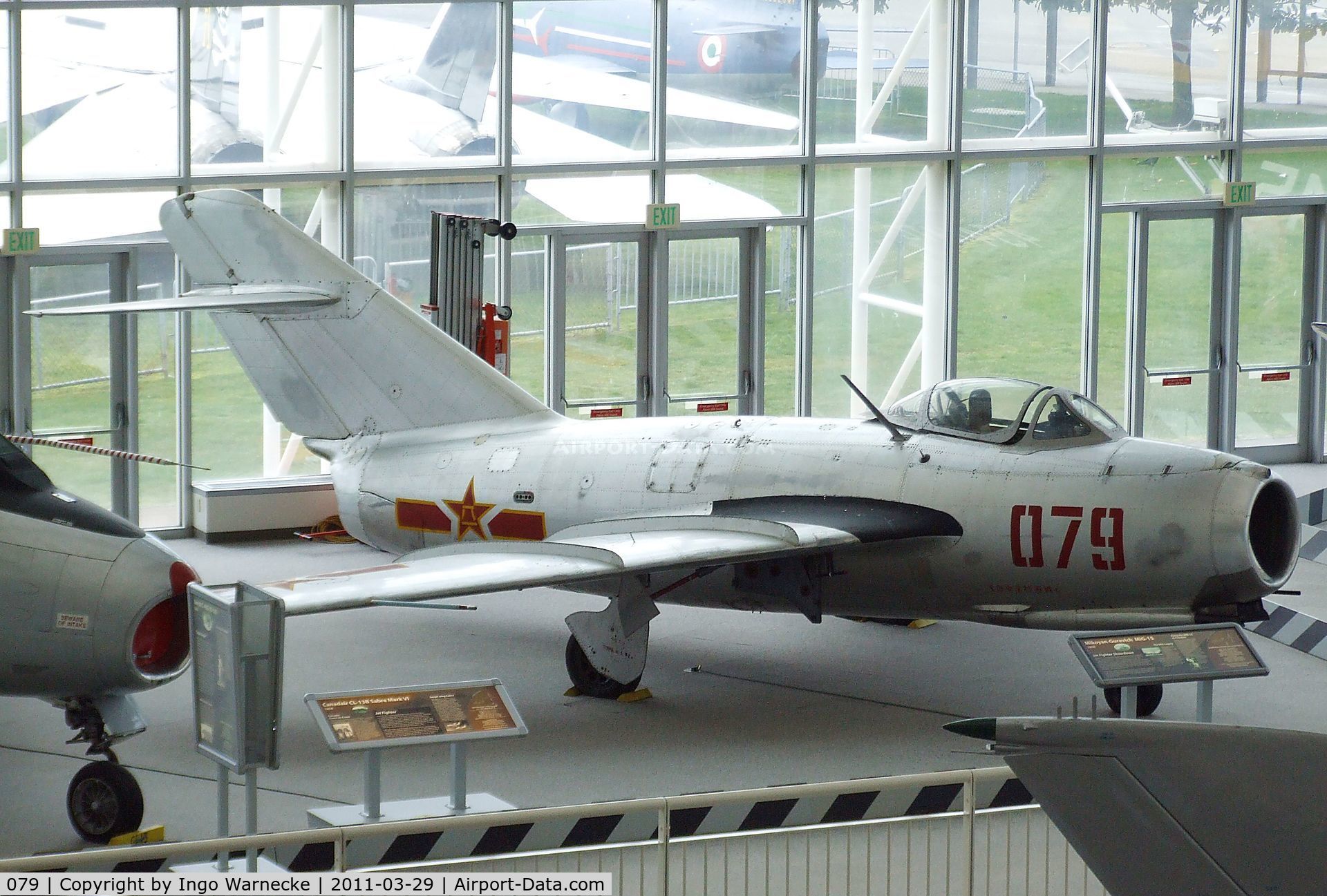 079, Mikoyan-Gurevich MiG-15bis C/N 124079, Mikoyan i Gurevich MiG-15bis FAGOT at the Museum of Flight, Seattle WA