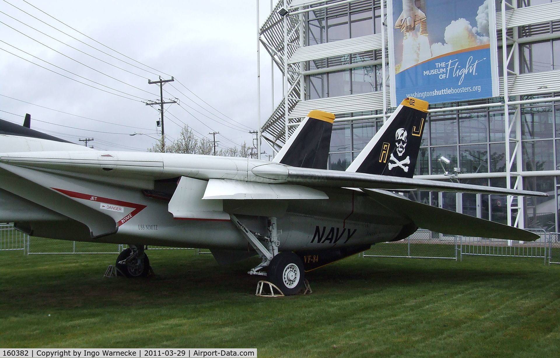 160382, Grumman F-14A Tomcat C/N 238, Grumman F-14A Tomcat at the Museum of Flight, Seattle WA