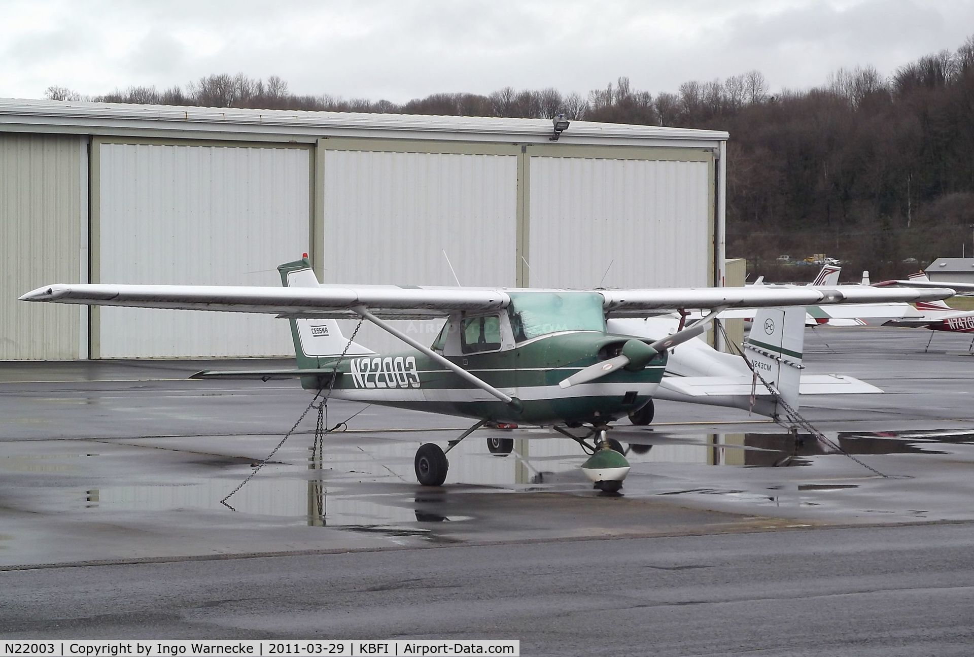 N22003, 1967 Cessna 150H C/N 15068002, Cessna 150H at Boeing Field, Seattle WA