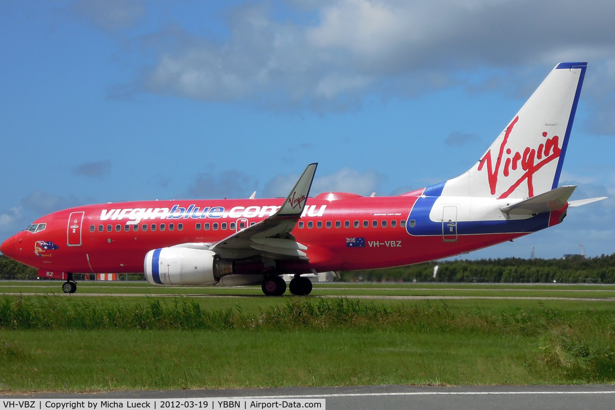 VH-VBZ, 2005 Boeing 737-7FE C/N 34322, At Brisbane