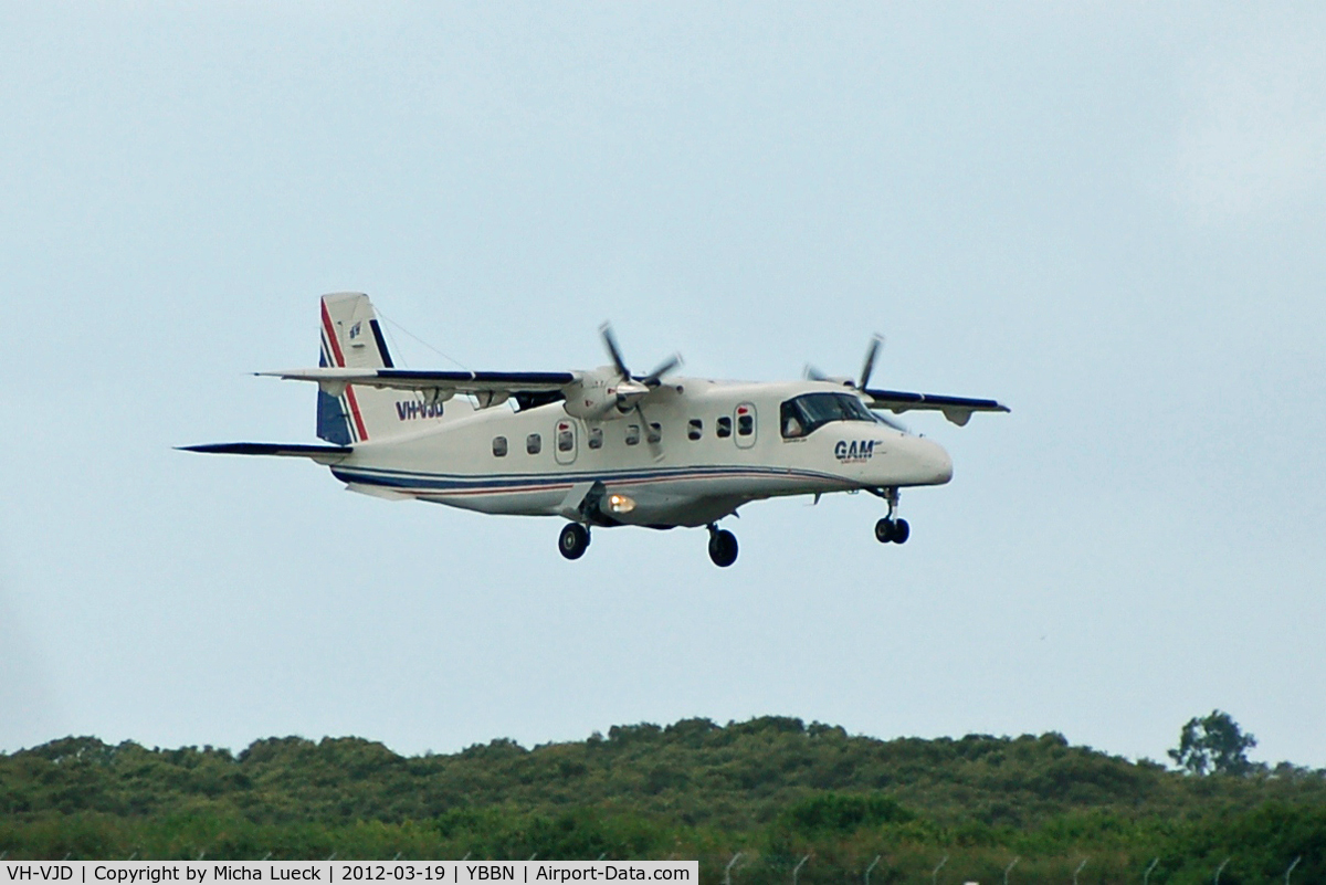 VH-VJD, 1988 Dornier 228-202K C/N 8157, At Brisbane