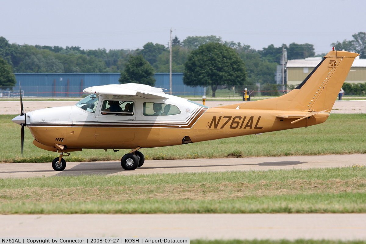 N761AL, 1977 Cessna 210M Centurion C/N 21062101, EAA Airventure 2008.